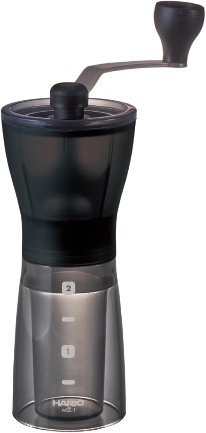 Hario hand coffee grinder · Hario Mini-Slim Plus coffee mill, black